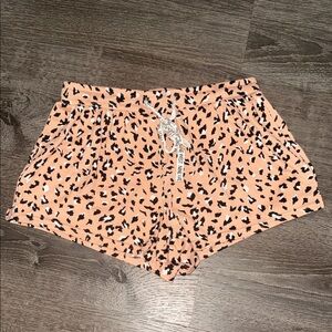 Leopard Print Women's Sleep Shorts